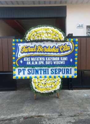 Papan Bunga Duka di Jati Negara