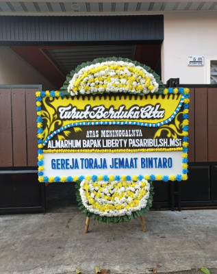 Papan Bunga Duka di Jati Negara