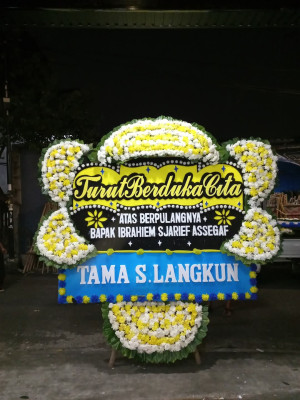 Papan Bunga Duka di Jati Negara